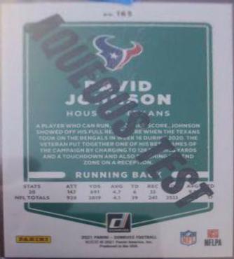 David Johnson [Aqueous Test] #165