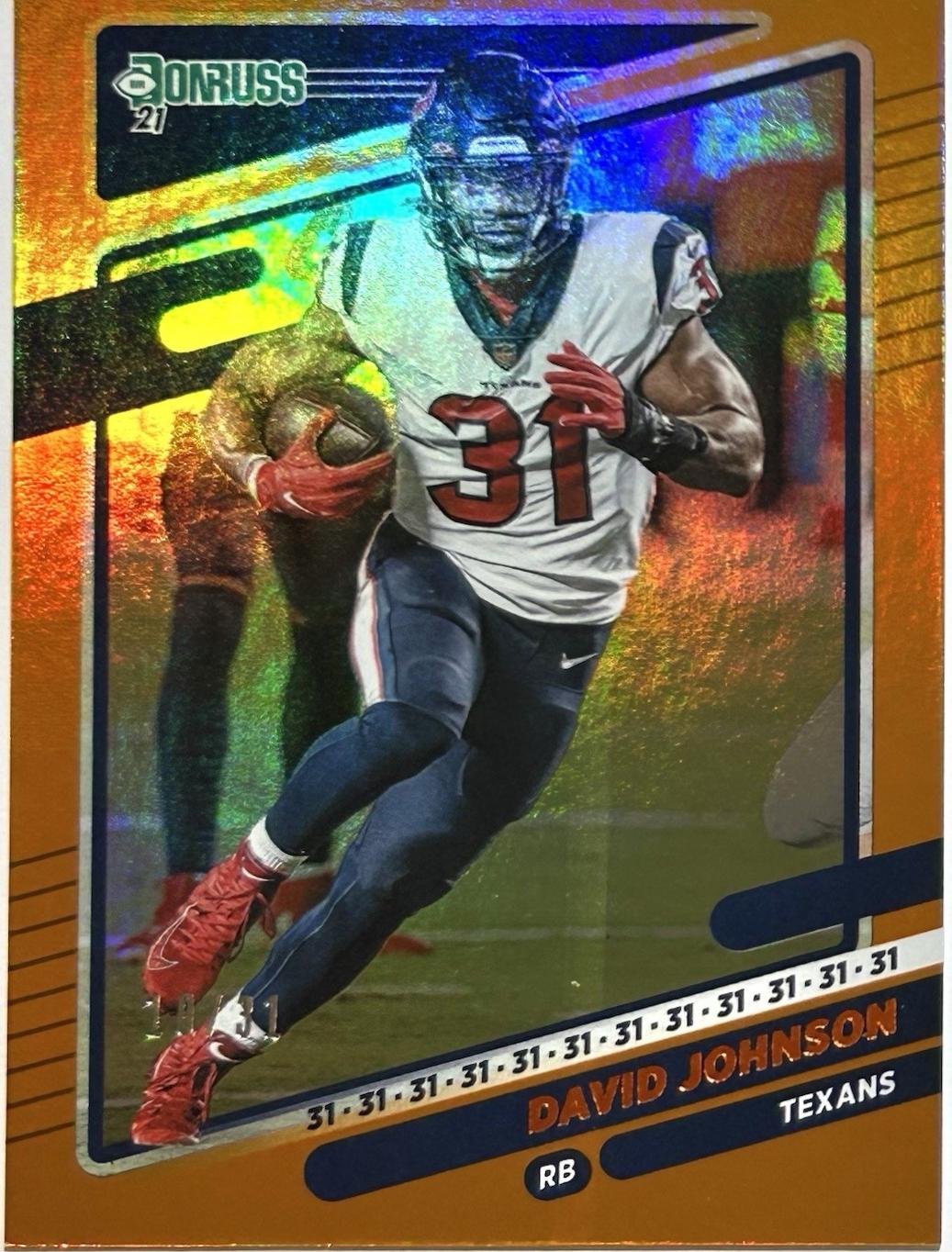 David Johnson [Jersey Number] #165