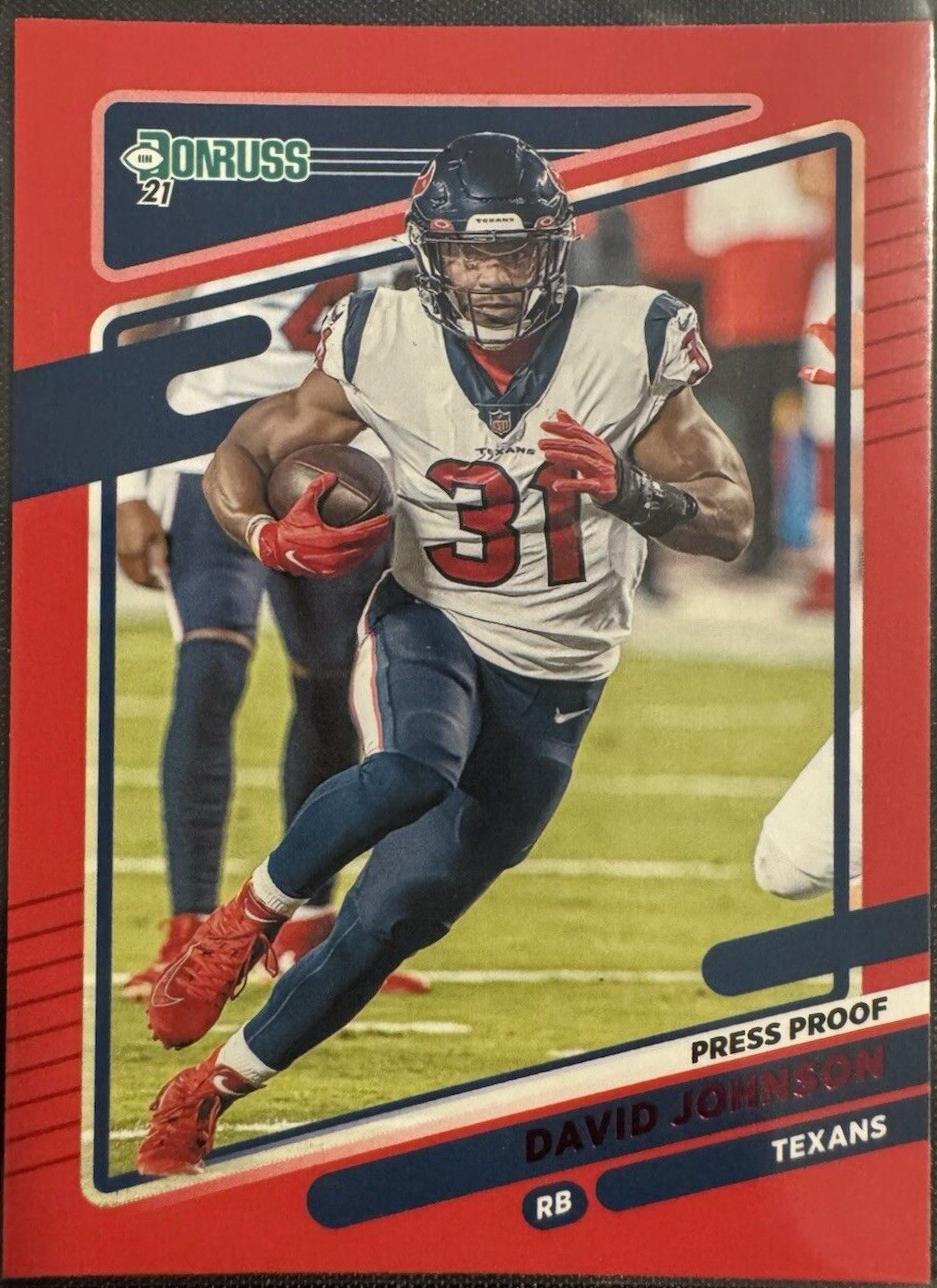 David Johnson [Press Proof Red] #165