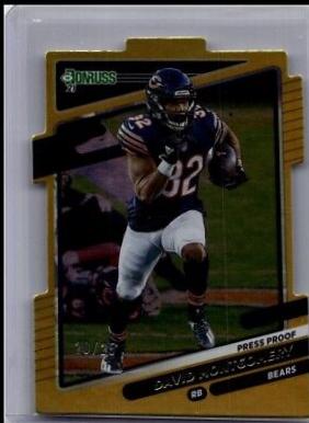 David Montgomery [Press Proof Gold Die Cut] #205