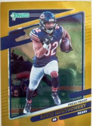 David Montgomery [Press Proof Gold] #205