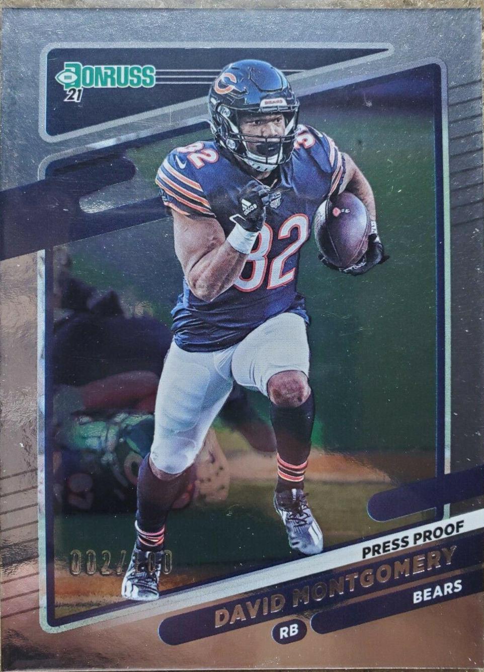 David Montgomery [Press Proof Silver] #205