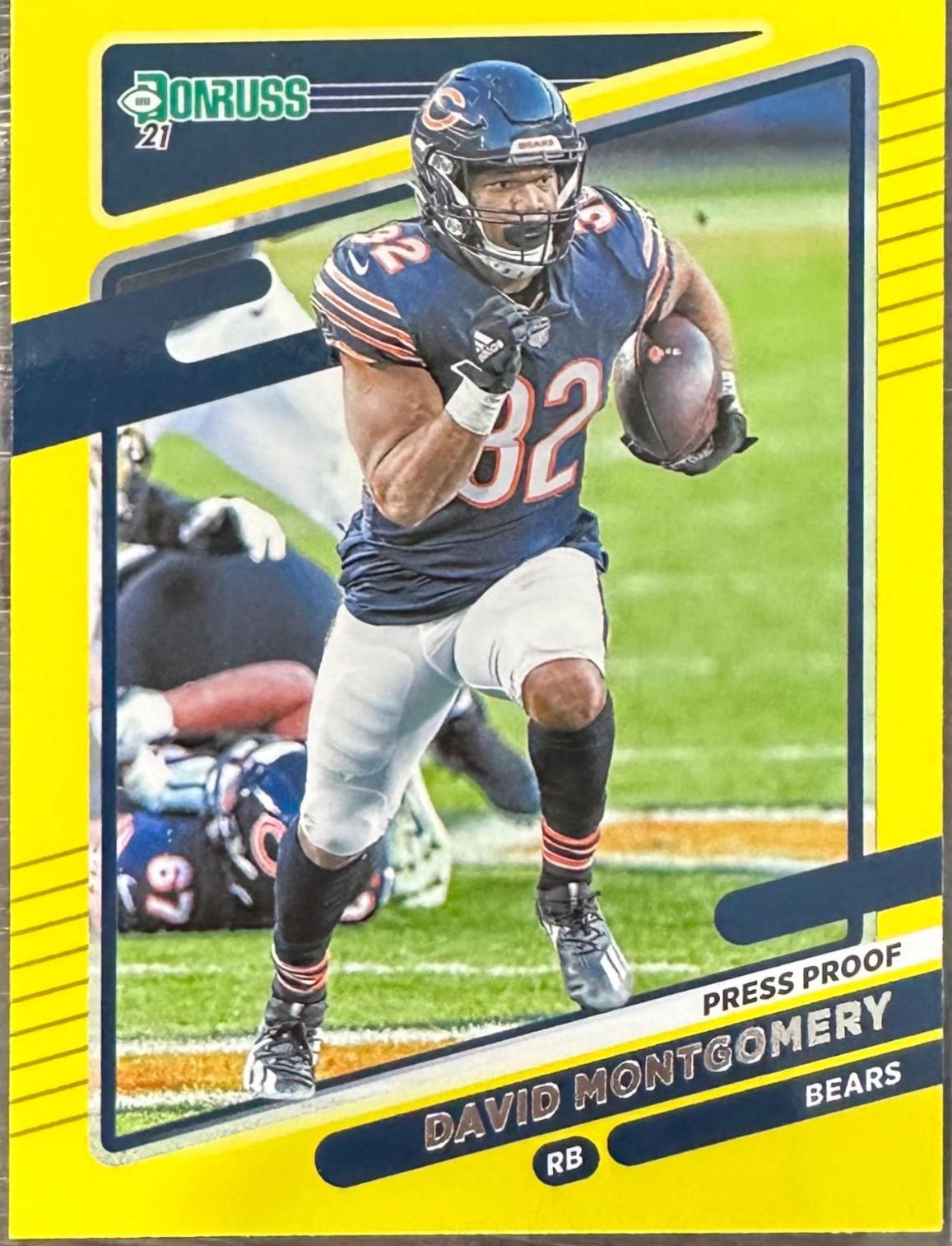 David Montgomery [Press Proof Yellow] #205