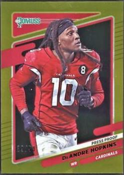 DeAndre Hopkins [No Helmet Press Proof Gold] #247