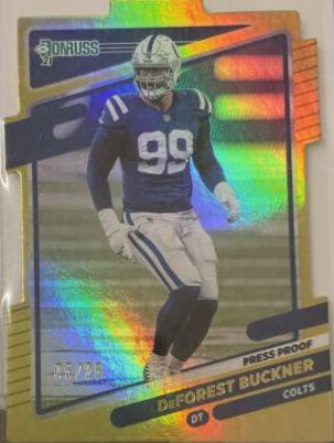 DeForest Buckner [Press Proof Gold Die Cut] #154