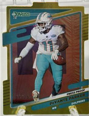 DeVante Parker [Press Proof Gold Die Cut] #63
