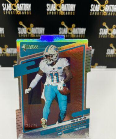DeVante Parker [Press Proof Silver Die Cut] #63