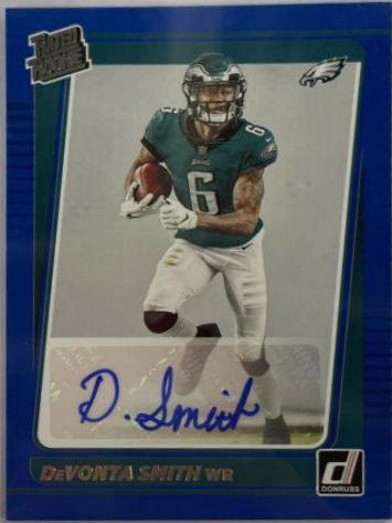 DeVonta Smith [Autograph Blue] #261