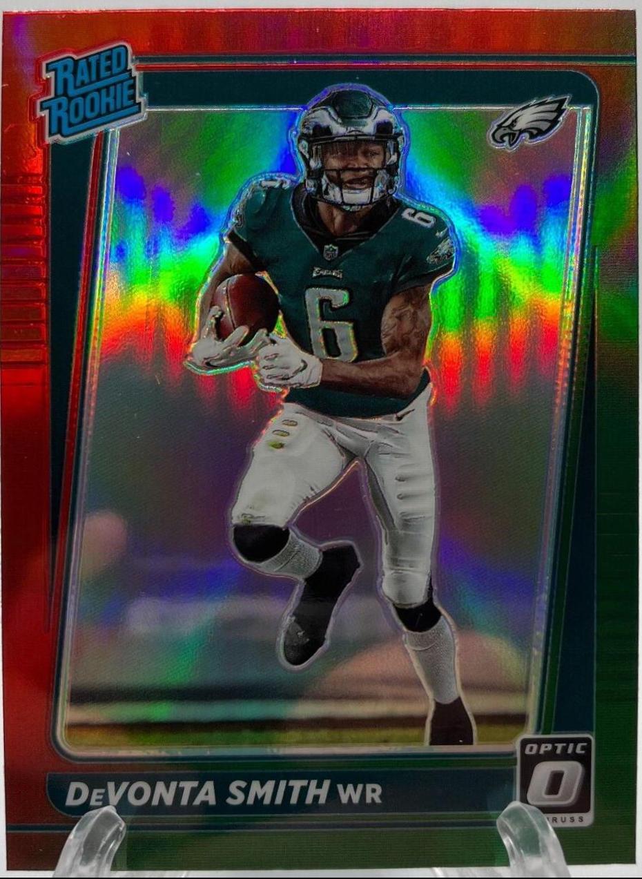 DeVonta Smith [Optic Preview Red Green] #P-261