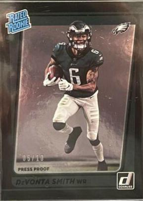 DeVonta Smith [Press Proof Black] #261