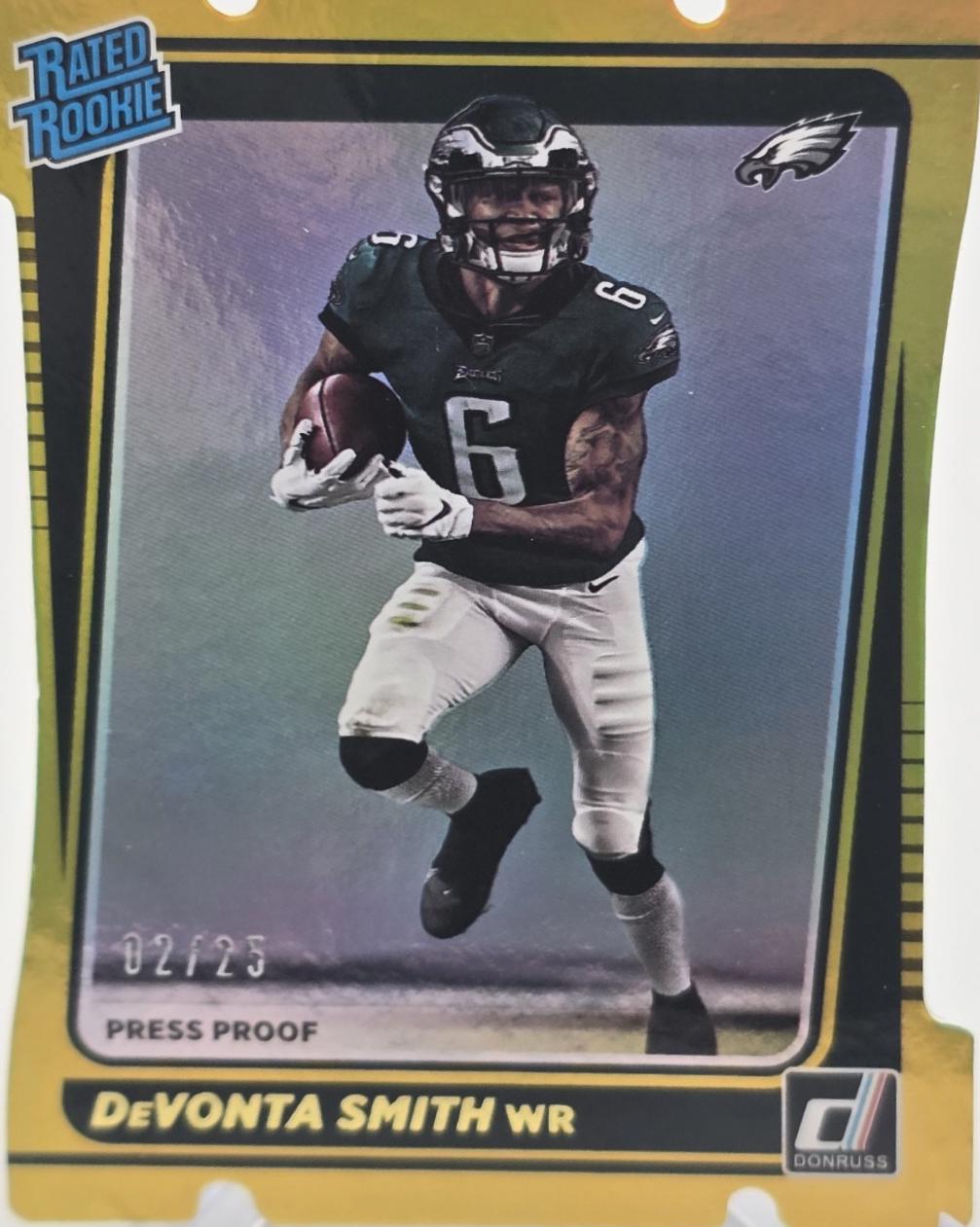 DeVonta Smith [Press Proof Gold Die Cut] #261