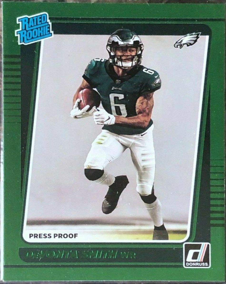 DeVonta Smith [Press Proof Green] #261