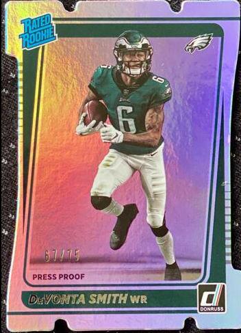 DeVonta Smith [Press Proof Silver] #261