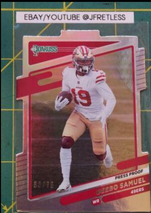 Deebo Samuel [Press Proof Silver Die Cut] #55
