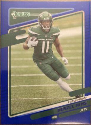 Denzel Mims [Press Proof Blue] #39