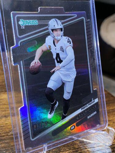 Derek Carr [Press Proof Silver Die Cut] #86
