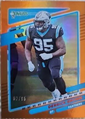 Derrick Brown [Press Proof Bronze] #43
