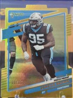 Derrick Brown [Press Proof Gold] #43