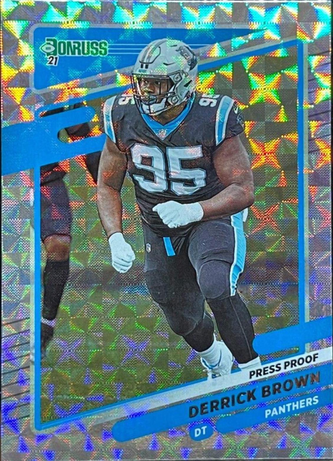 Derrick Brown [Press Proof Hyper] #43