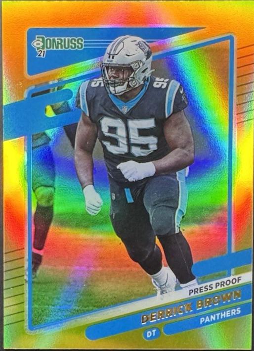 Derrick Brown [Press Proof Premium] #43