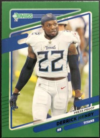 Derrick Henry [No Helmet Press Proof Green] #14