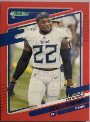 Derrick Henry [No Helmet Press Proof Red] #14