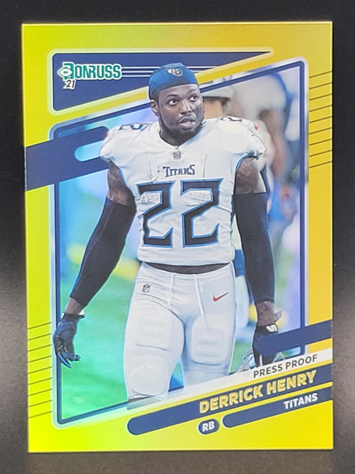 Derrick Henry [No Helmet Press Proof Yellow] #14