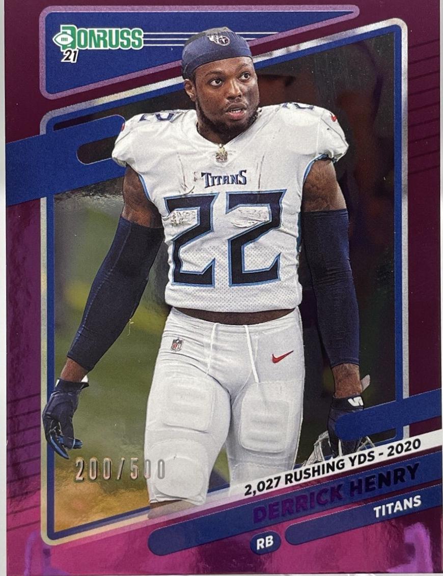 Derrick Henry [No Helmet Season Stat Line] #14
