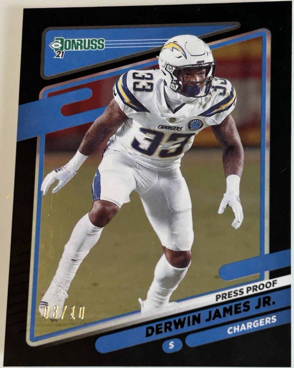Derwin James Jr. [Press Proof Black] #74