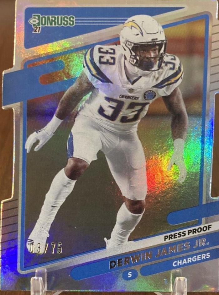 Derwin James Jr. [Press Proof Silver Die Cut] #74