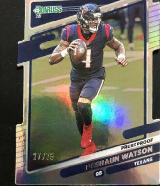 Deshaun Watson [Press Proof Silver Die Cut] #163