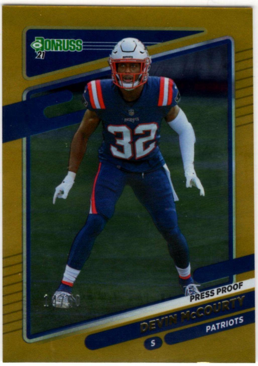 Devin McCourty [Press Proof Gold] #51