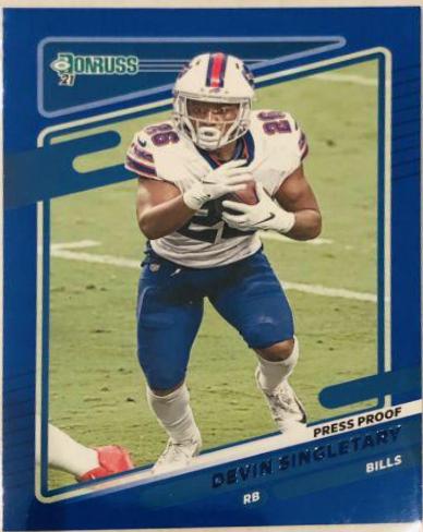 Devin Singletary [Press Proof Blue] #227