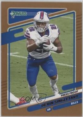 Devin Singletary [Press Proof Bronze] #227