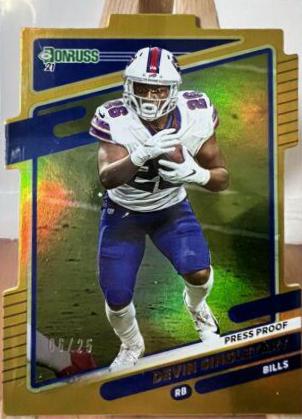 Devin Singletary [Press Proof Gold Die Cut] #227