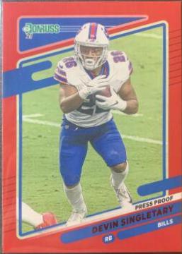 Devin Singletary [Press Proof Red] #227