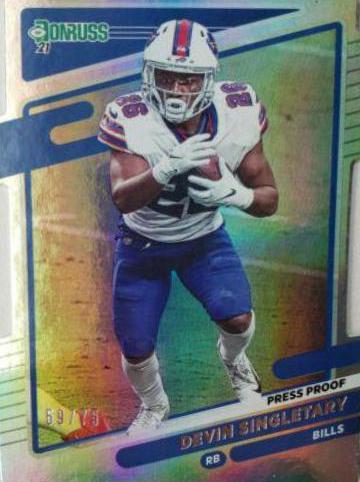 Devin Singletary [Press Proof Silver Die Cut] #227