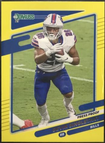 Devin Singletary [Press Proof Yellow] #227