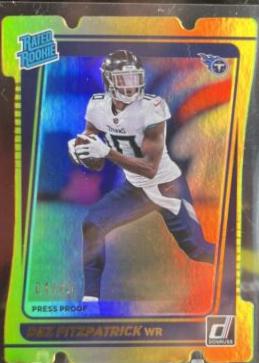 Dez Fitzpatrick [Press Proof Gold Die Cut] #283
