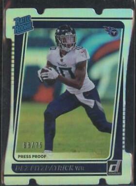Dez Fitzpatrick [Press Proof Silver Die Cut] #283