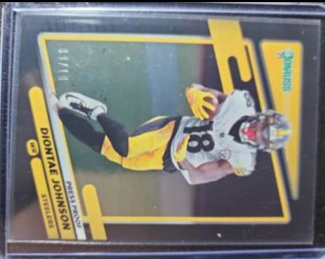 Diontae Johnson [Press Proof Black] #25