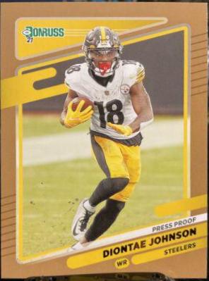 Diontae Johnson [Press Proof Bronze] #25
