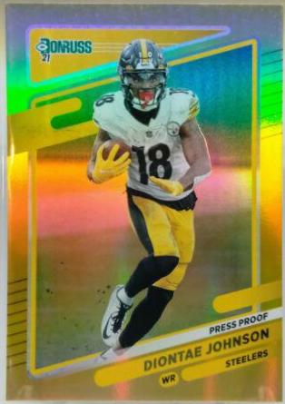 Diontae Johnson [Press Proof Gold] #25