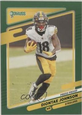 Diontae Johnson [Press Proof Green] #25