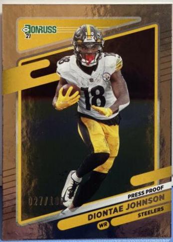 Diontae Johnson [Press Proof Silver] #25
