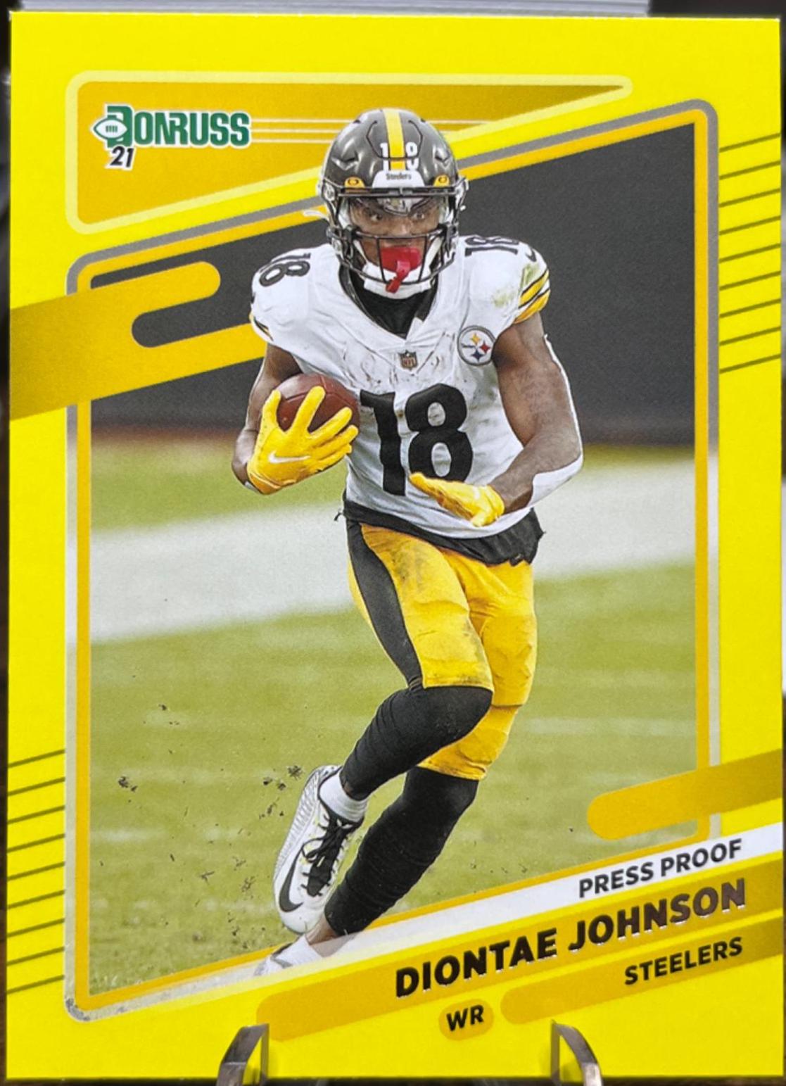 Diontae Johnson [Press Proof Yellow] #25