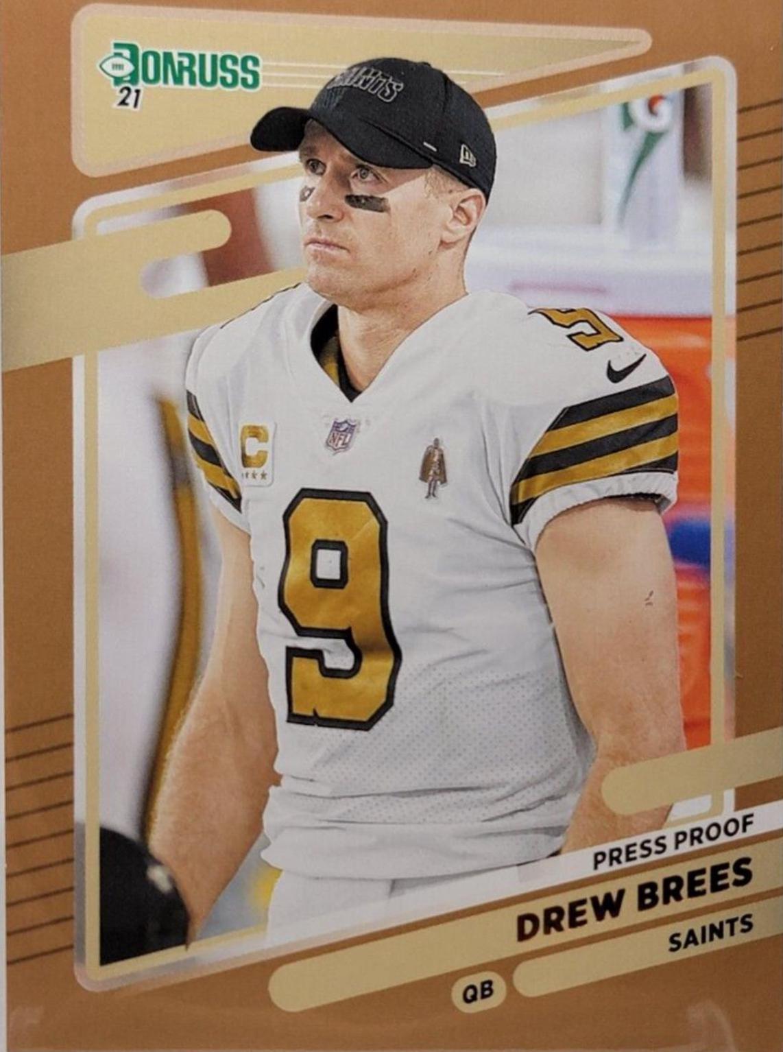 Drew Brees [No Helmet Press Proof Bronze] #93