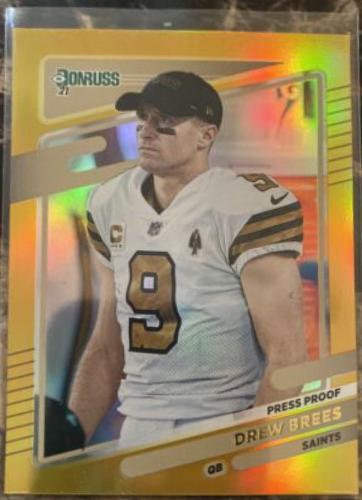 Drew Brees [No Helmet Press Proof Gold] #93