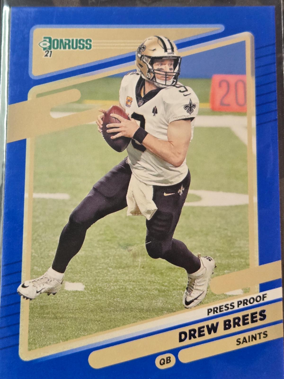 Drew Brees [Press Proof Blue] #93