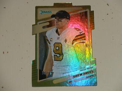 Drew Brees [Press Proof Gold Die Cut] #93